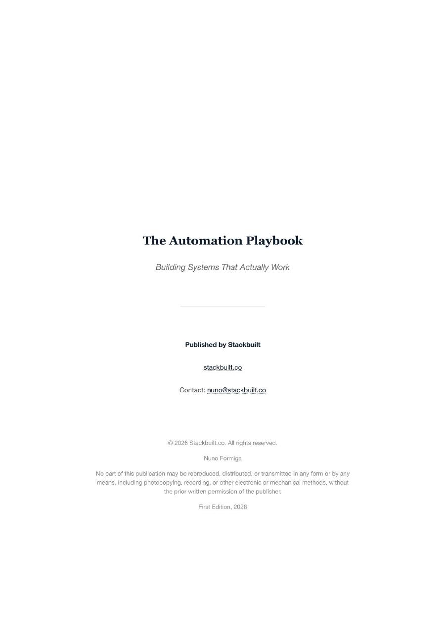Automation Playbook sample page 2